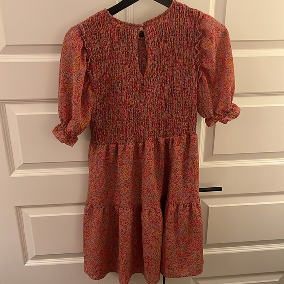 Wild Fable Smocked Bodice Tiered Skirt Dress SZ MED - Picture 4 of 6